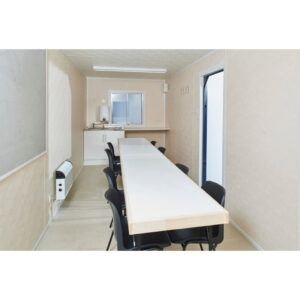 20Ft x 8Ft Steel Anti-Vandal Canteen Cabin