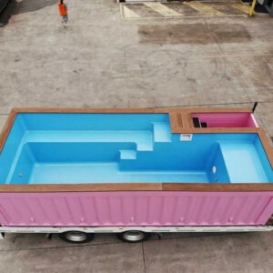 Pink 20 Ft Container Pool
