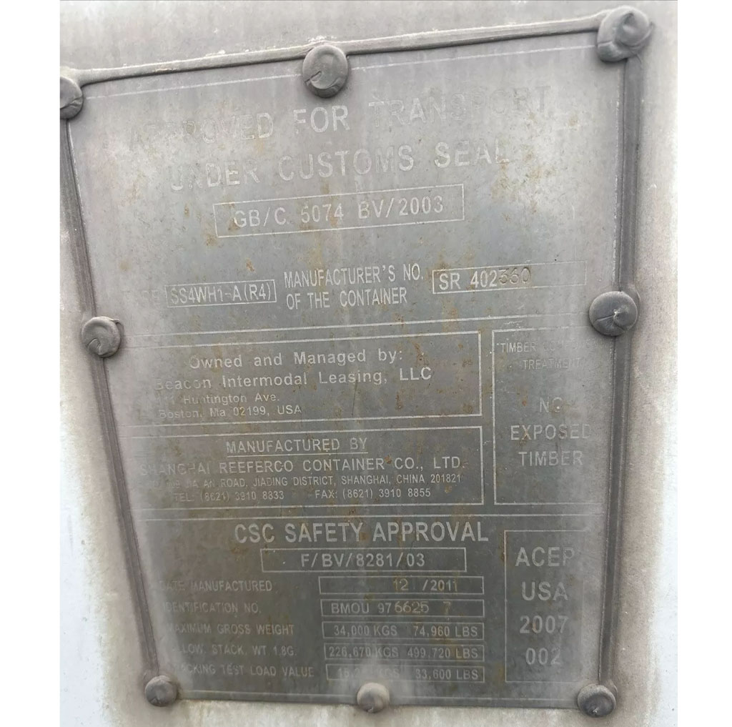 Refrigerator Container Daikon -40ft - Image 4